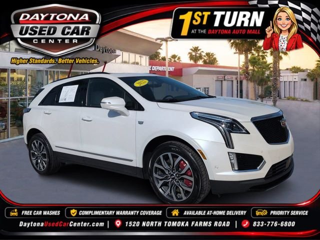 Used 2022 White Cadillac Sport image 1
