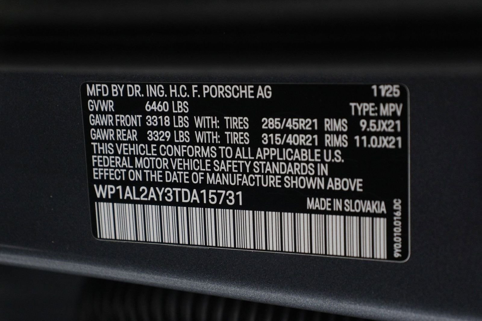 New 2026 Vanadium Grey Metallic Porsche S image 24