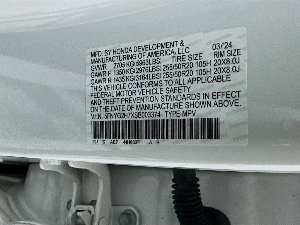 2025 Honda Pilot Touring - Photo 19