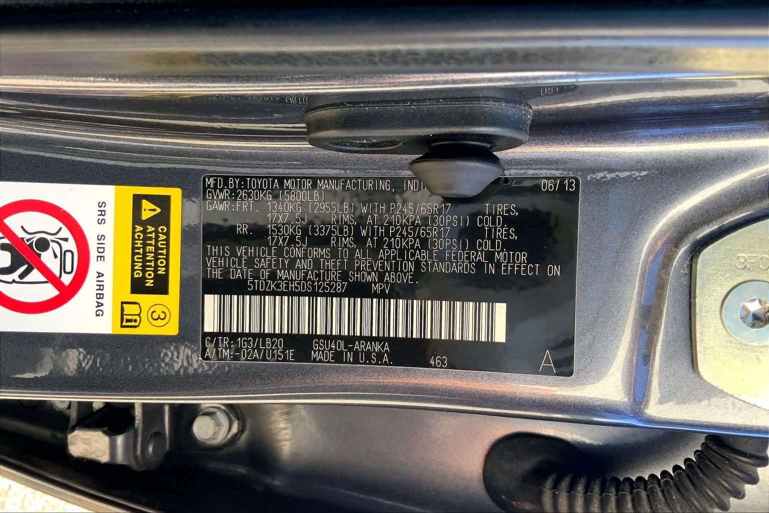 Used 2013 Magnetic Gray Metallic Toyota SE image 36