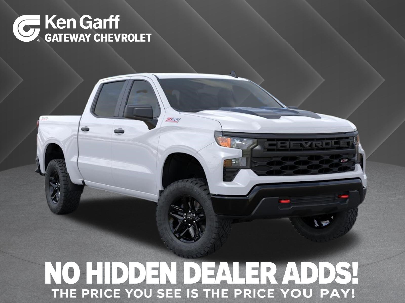 New 2026 Summit White Chevrolet Custom Trail Boss image 1