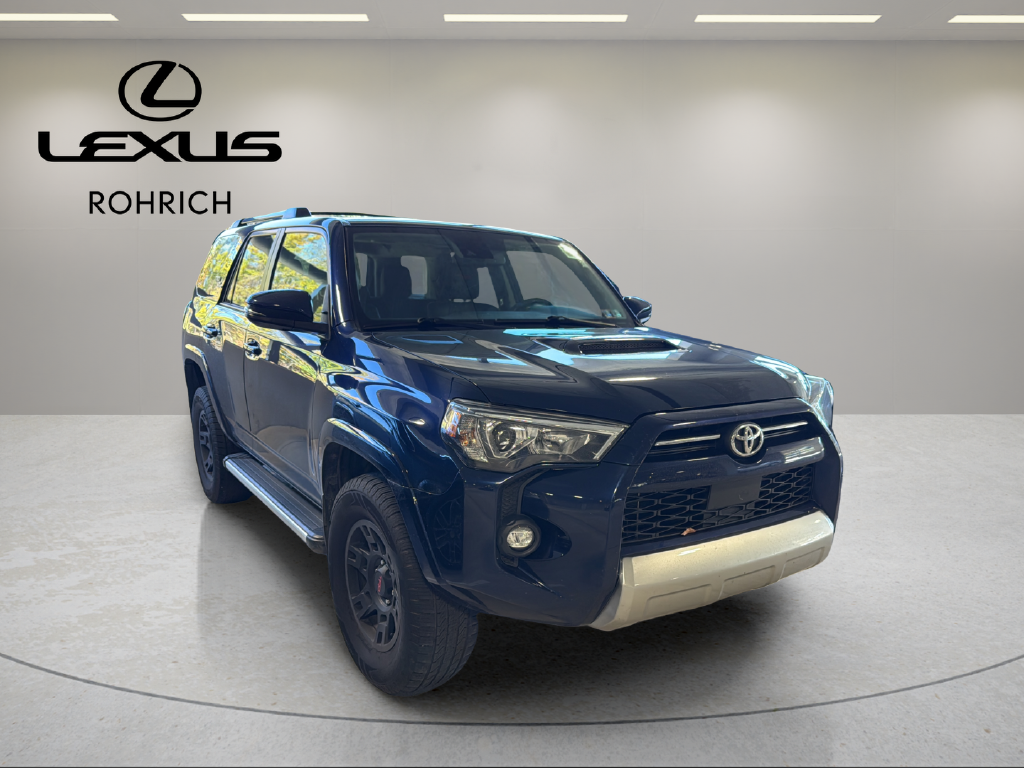 Used 2021 Blue Toyota TRD Off-Road Premium image 4