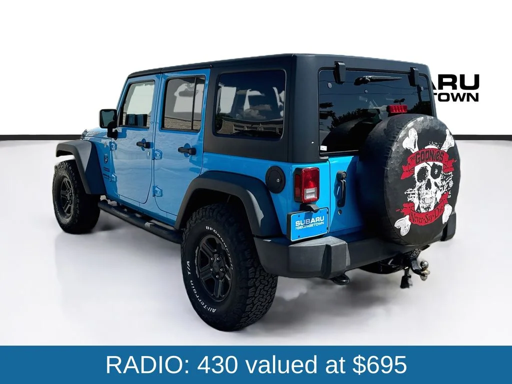 Used 2018 Blue Jeep Unlimited Sport image 6