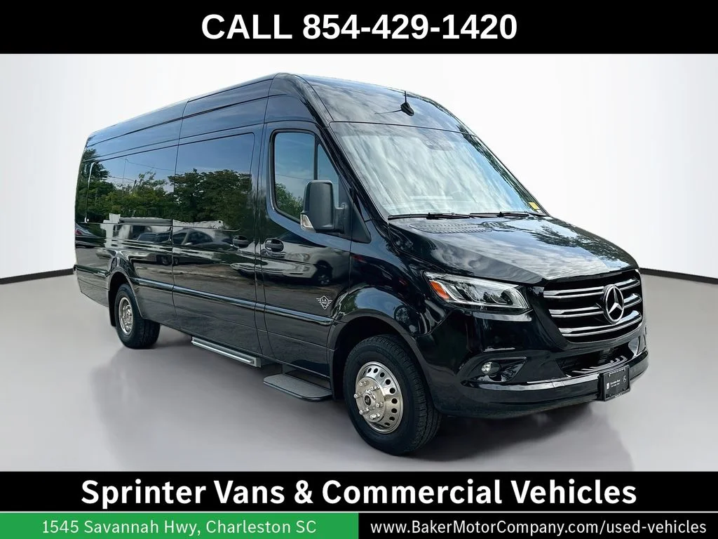 Used 2023 Obsidian Black Metallic Mercedes-Benz LA West Executive Shuttle image 7