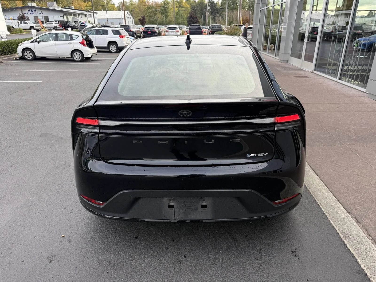 Used 2025 Midnight Black Metallic Toyota SE image 4