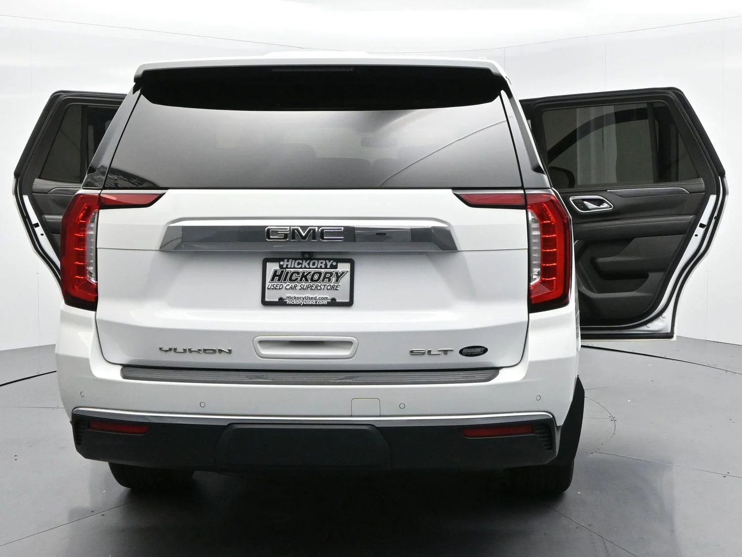 Used 2021 Summit White GMC SLT image 46