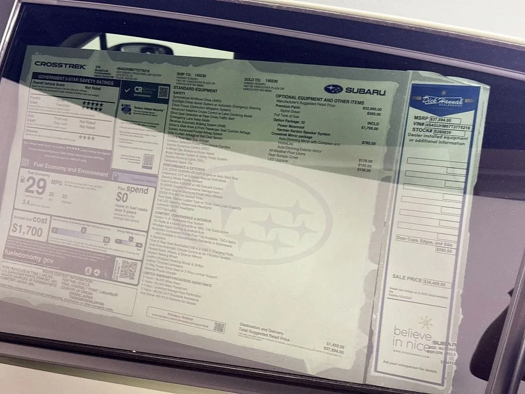 New 2026 ALPINE GREEN Subaru Limited image 24