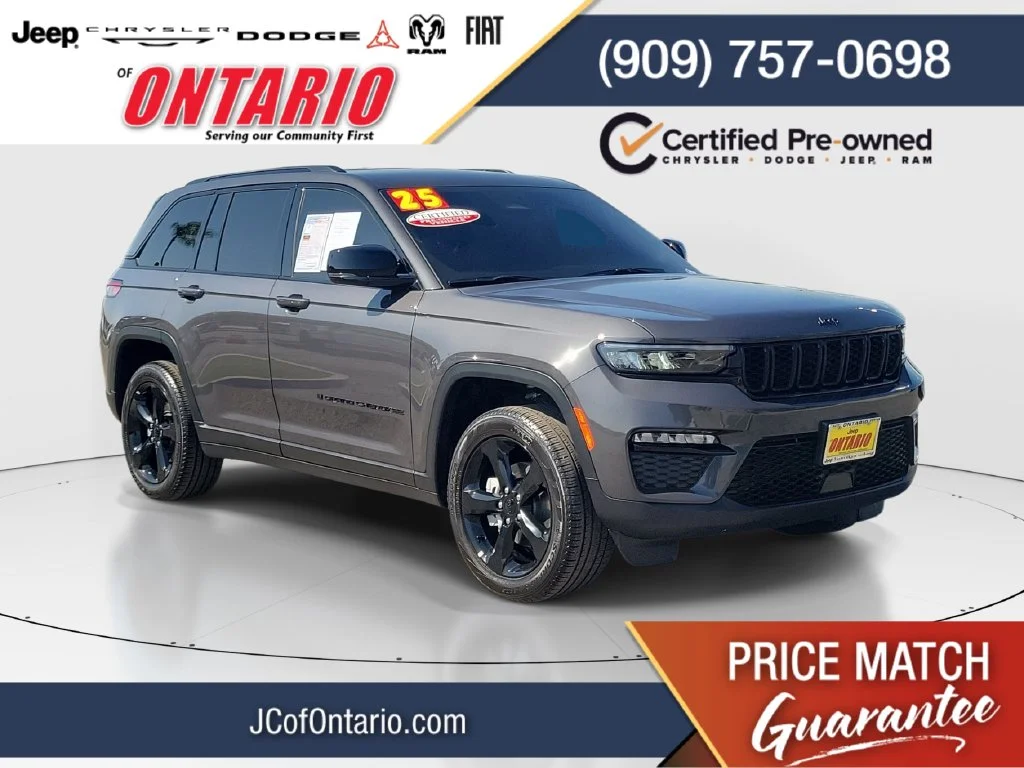 Certified Used 2025 Gray Jeep Limited image 1