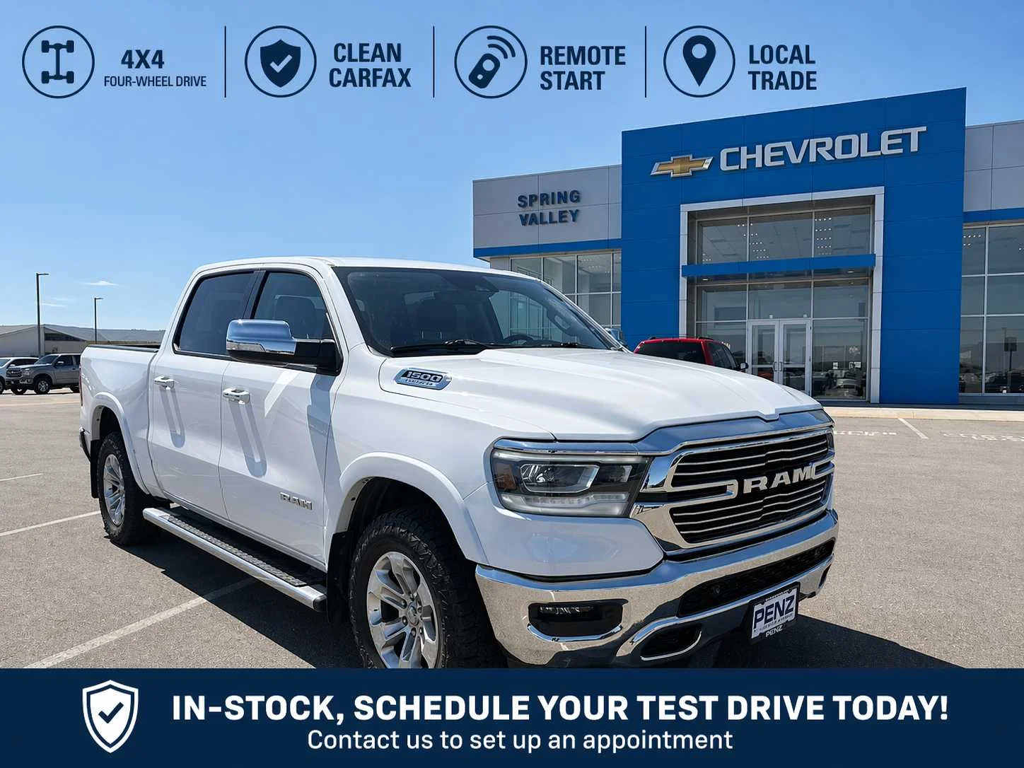 2021 RAM 1500 Laramie 4x4 Crew Cab 5'7's photo