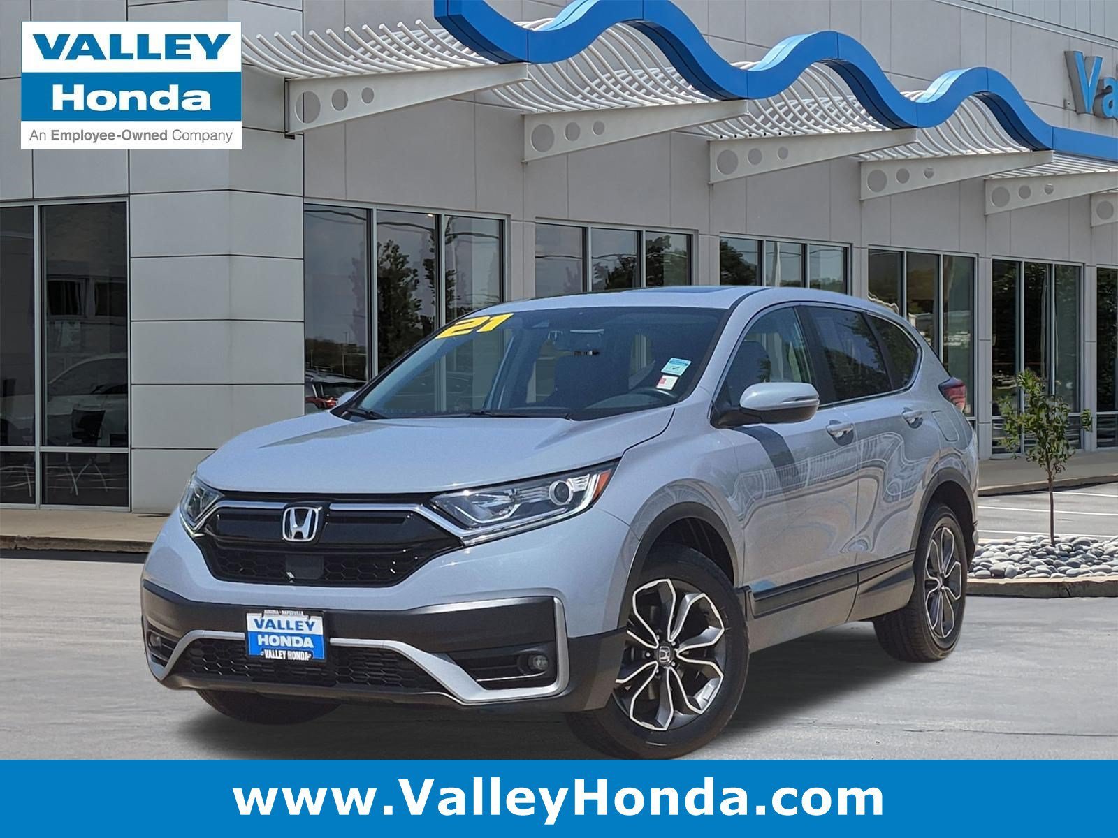 Certified Used 2021 Gray Honda EX-L image 1
