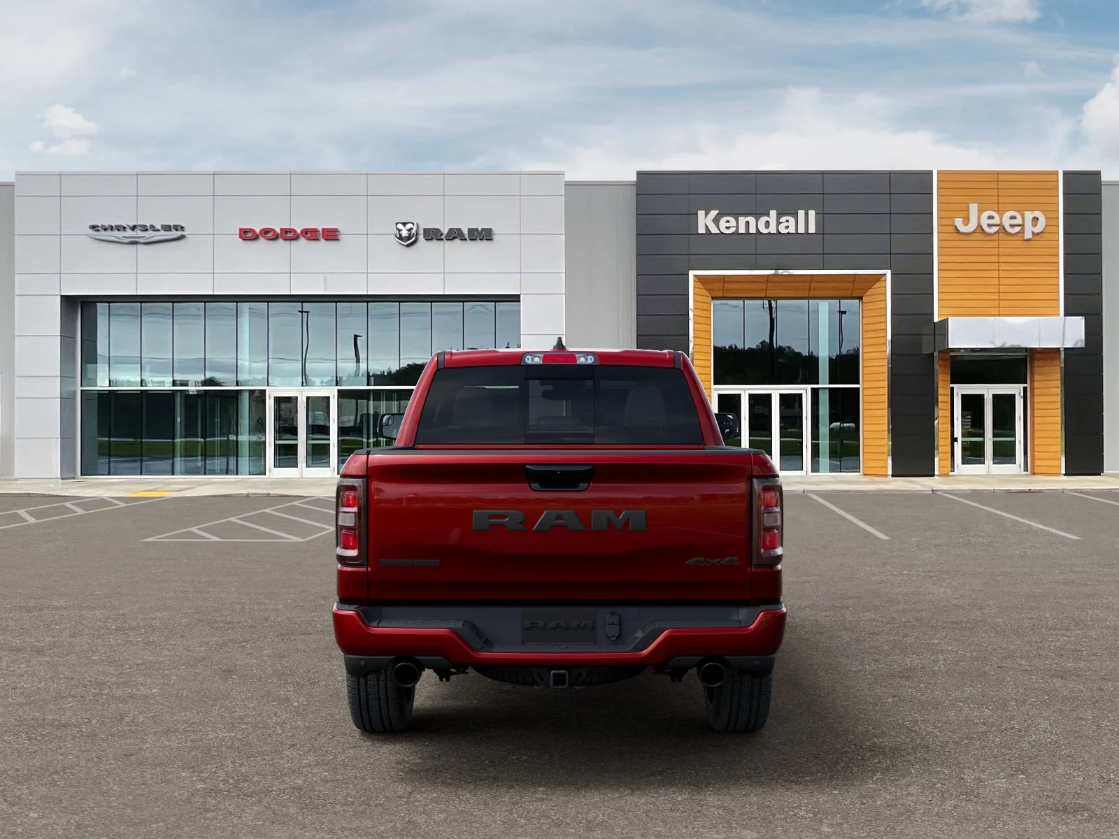 New 2026 Molten Red Pearl-Coat Exterior Paint RAM Big Horn/Lone Star image 33