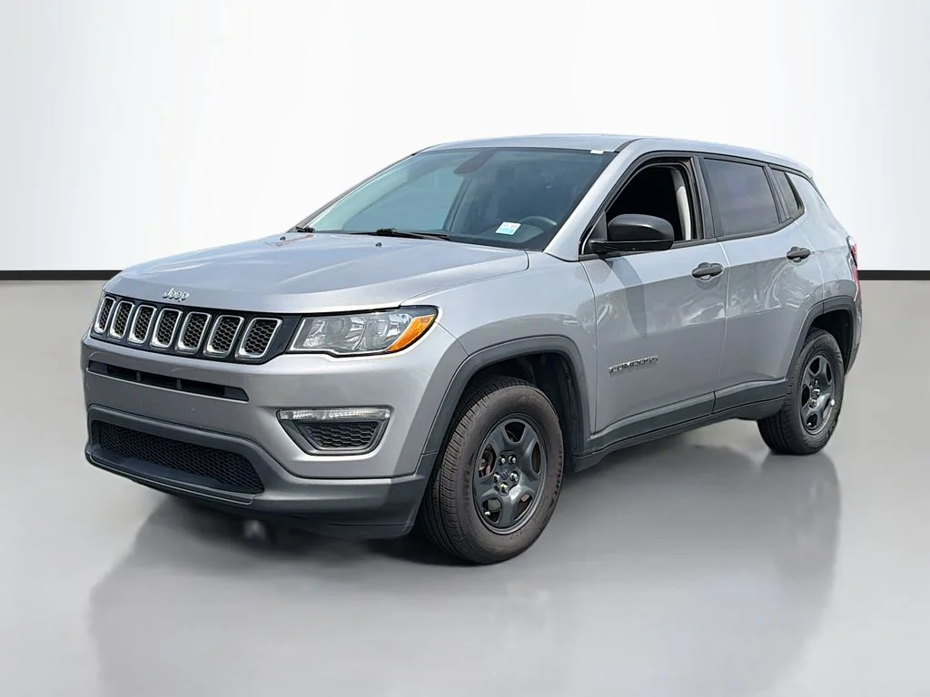 Used 2018 Jeep Compass Sport with VIN 3C4NJCAB9JT107055 for sale in Monroe, NC
