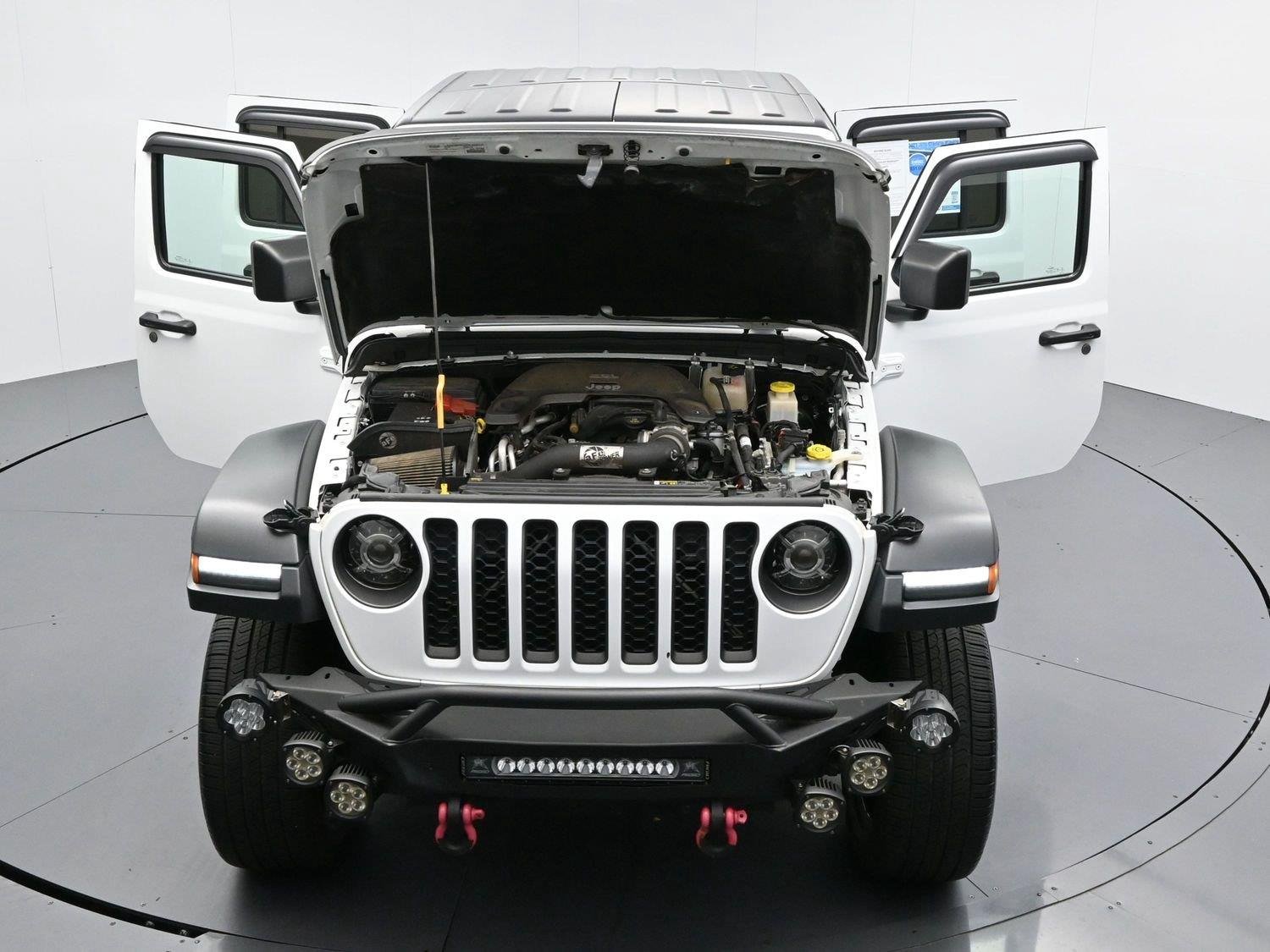 Used 2021 Bright White Clearcoat Jeep Rubicon image 41
