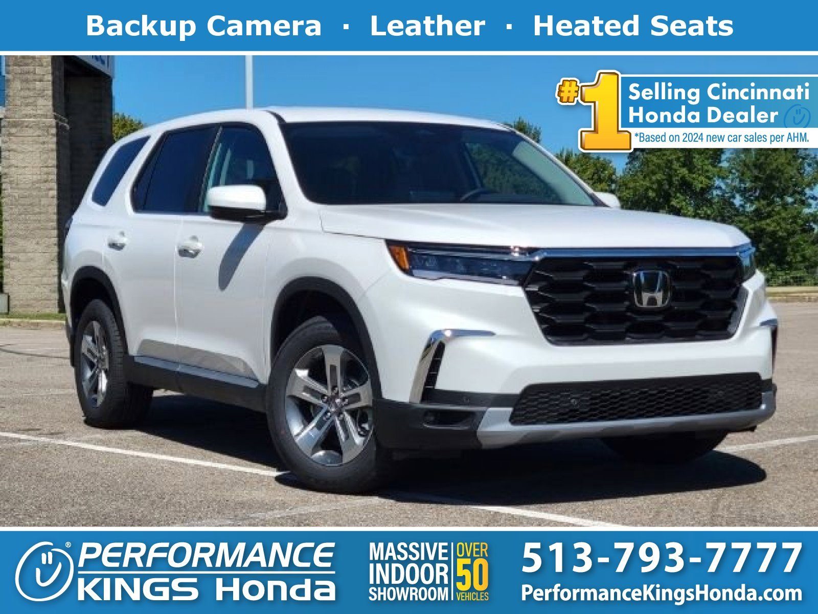 Certified Used 2025 Platinum White Pearl Honda EX-L+ image 1