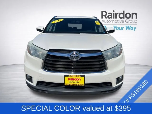 Used 2015 Toyota Highlander XLE with VIN 5TDJKRFH8FS189180 for sale in Burien, WA