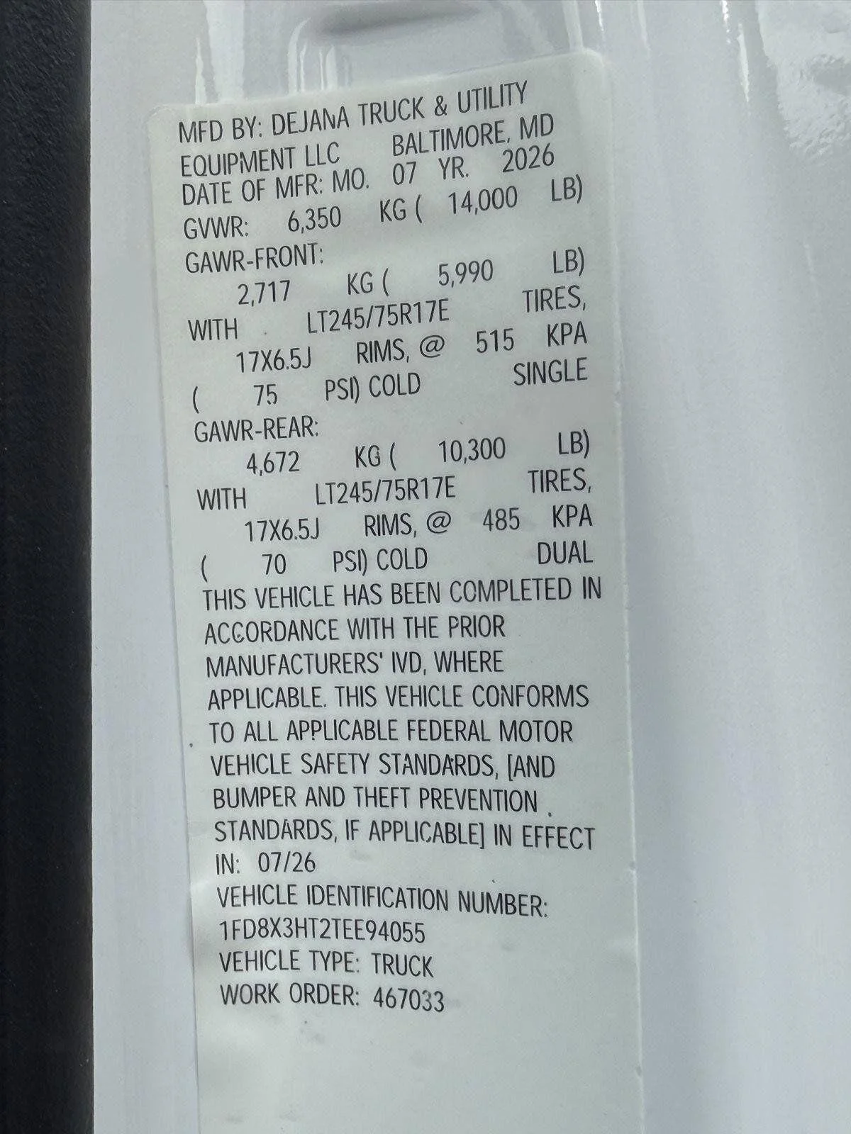 New 2026 Oxford White Ford XL image 8