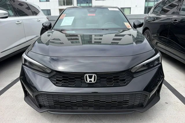 Certified Used 2025 Crystal Black Pearl Honda Sport image 3