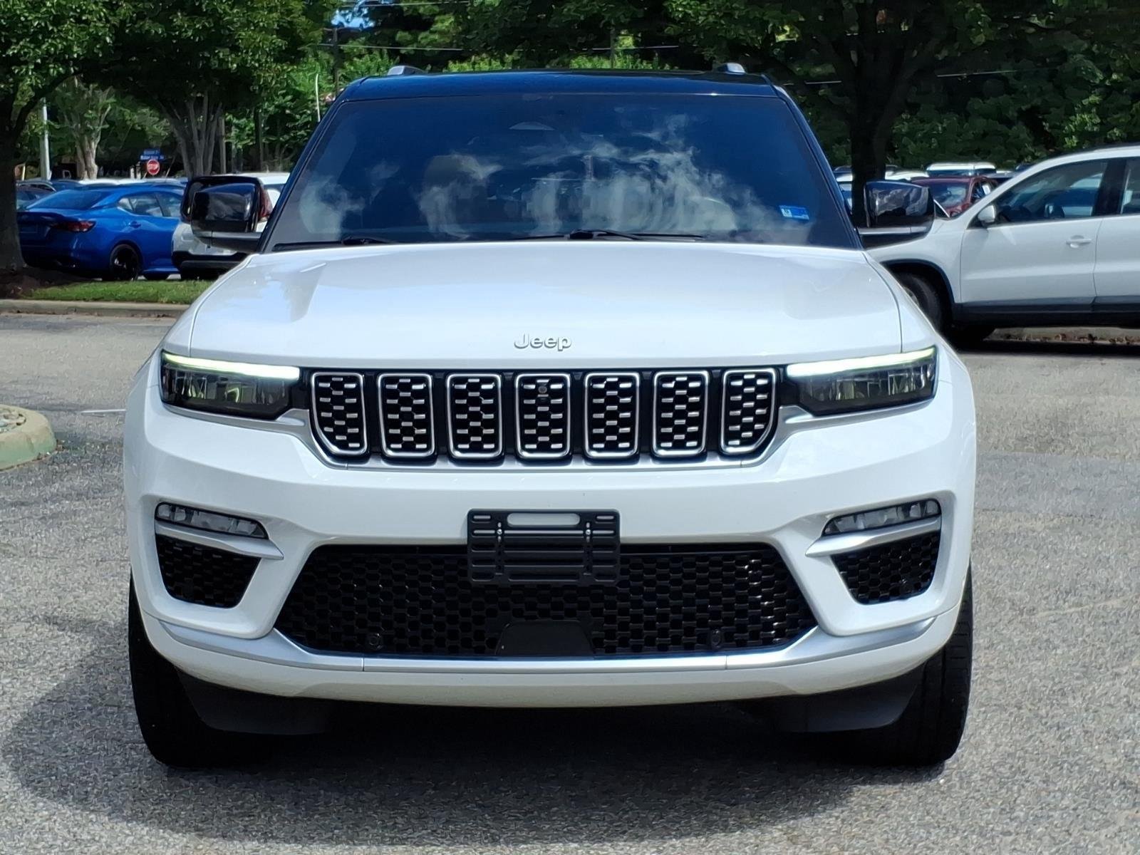 Used 2022 Bright White Clearcoat Jeep Summit Reserve image 2