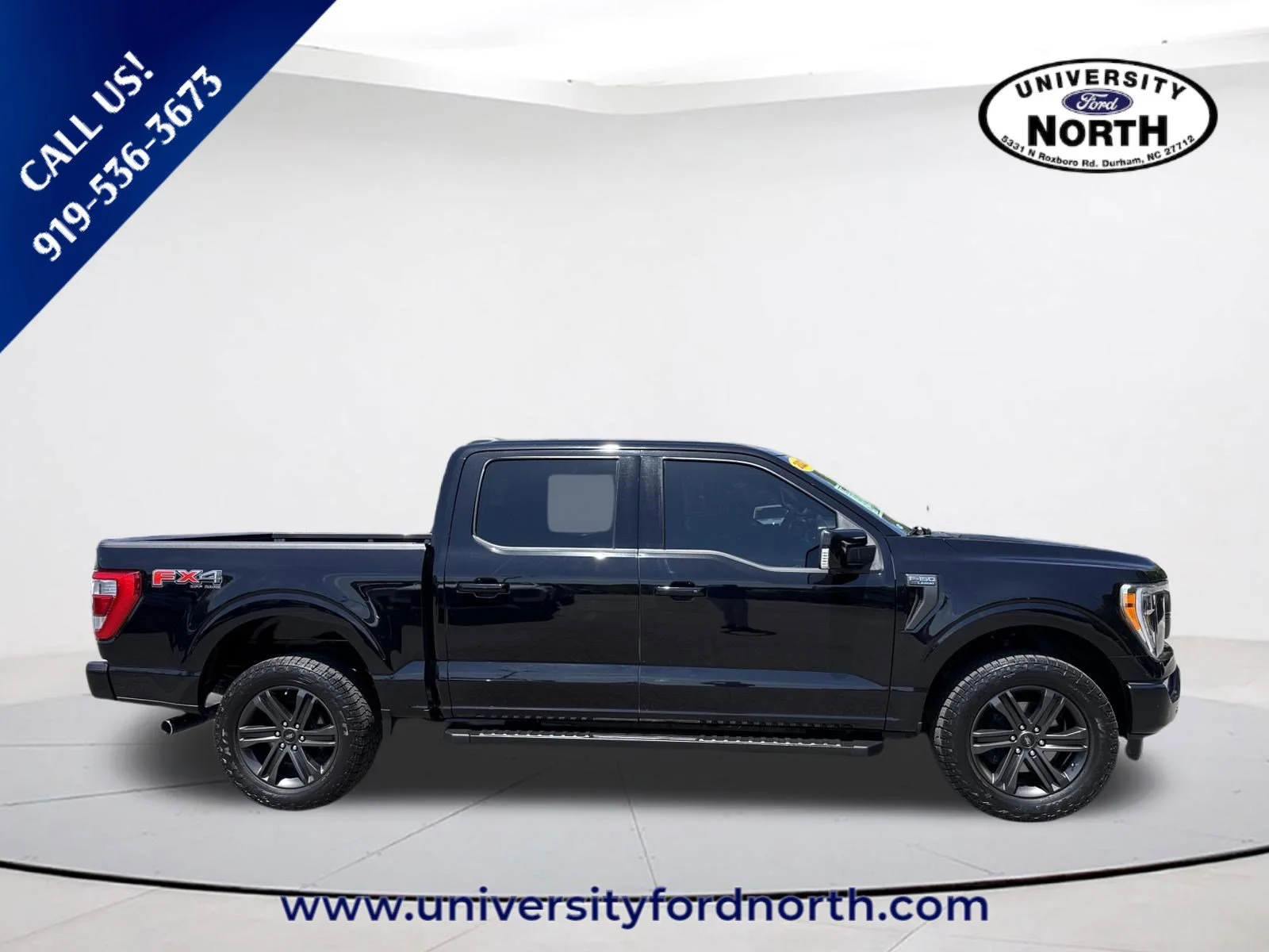 Used 2022 Agate Black Metallic Ford LARIAT image 8