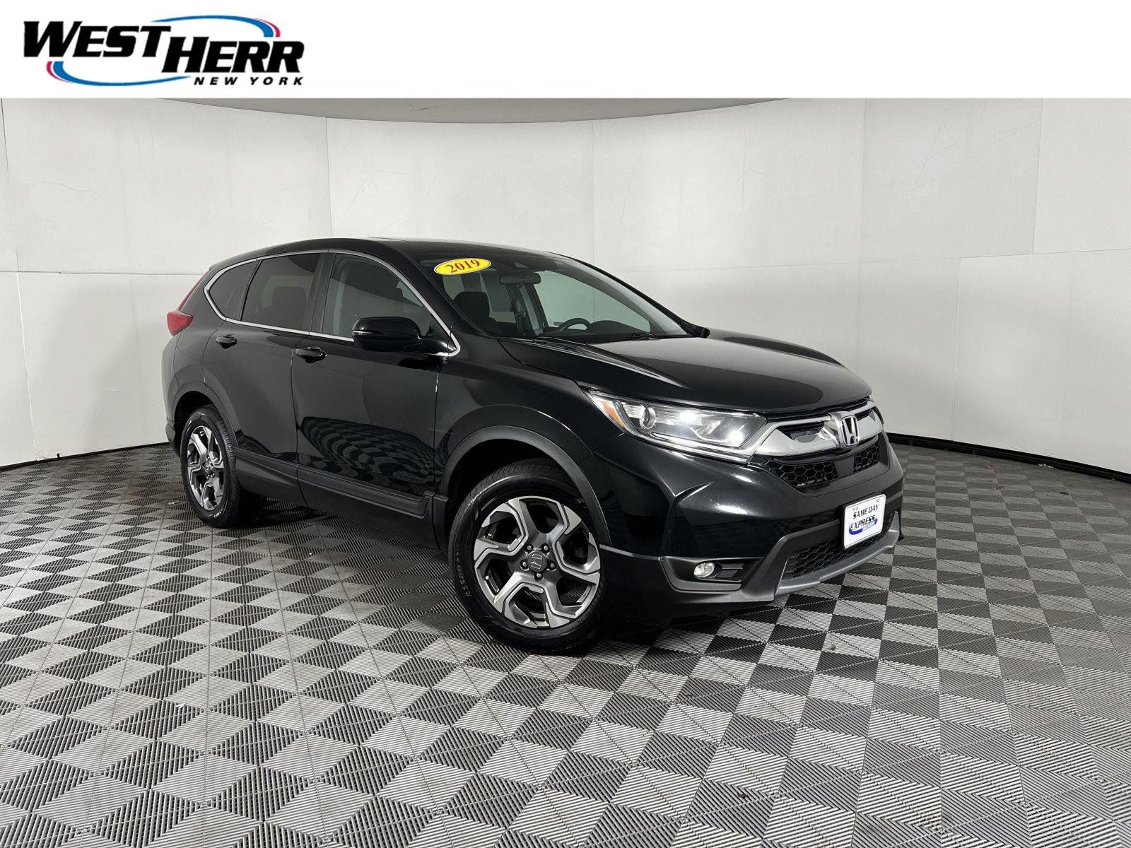 Used 2019 Crystal Black Pearl Honda EX image 1