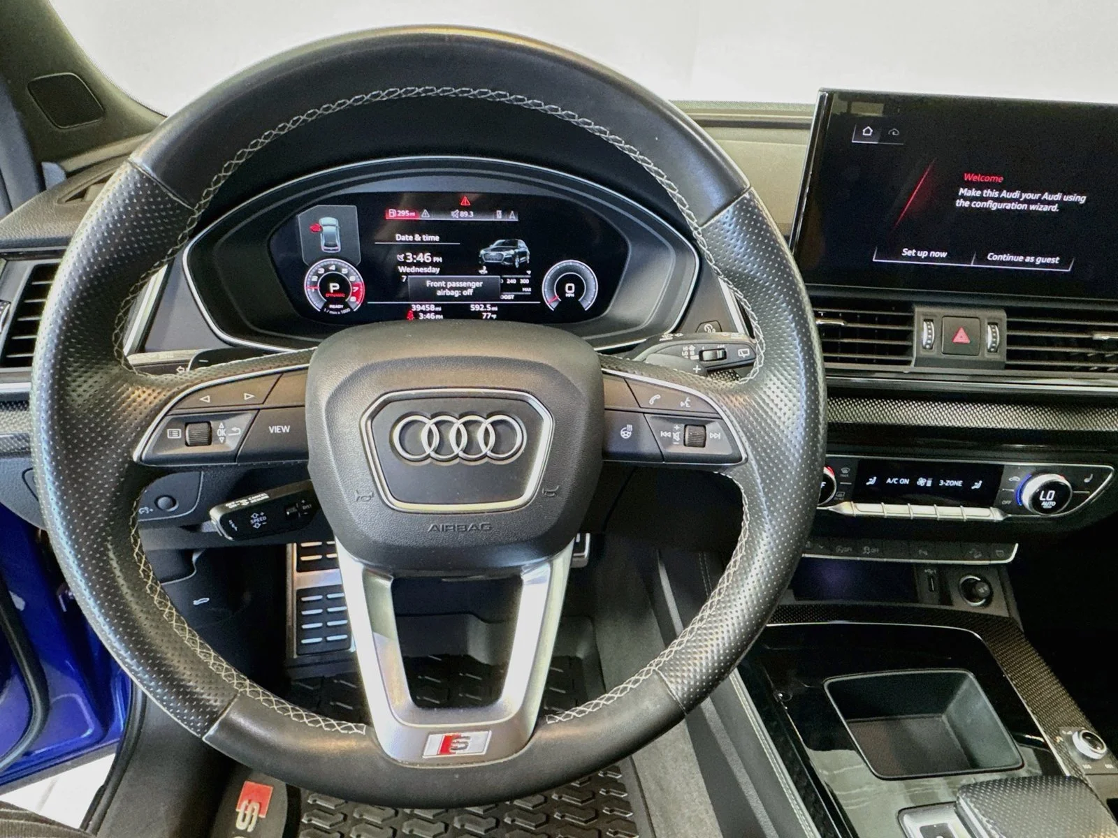 Used 2022 Blue Audi Premium Plus image 11