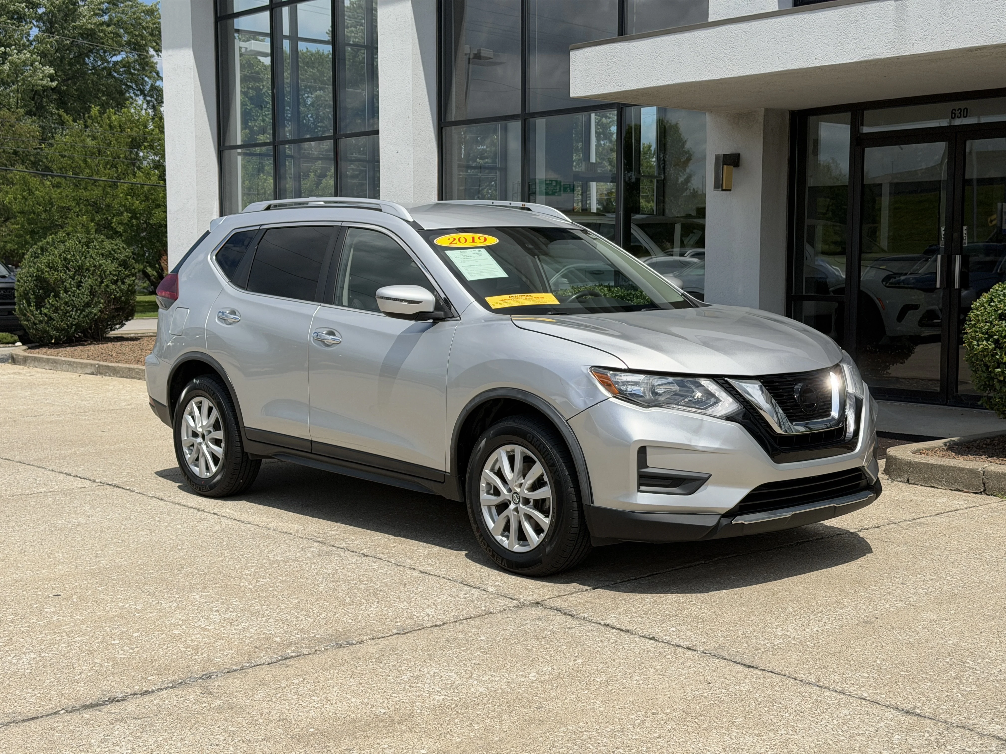 Used 2019 Brilliant Silver Metallic Nissan SV image 2