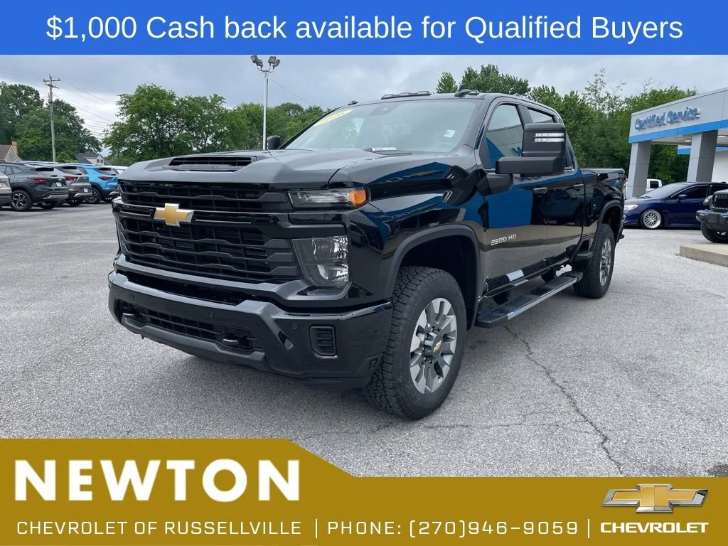 New 2026 Black Chevrolet Custom image 3