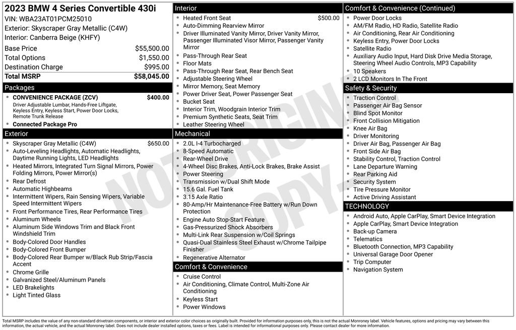 Certified Used 2023 Skyscraper Grey Metallic BMW 430i image 7