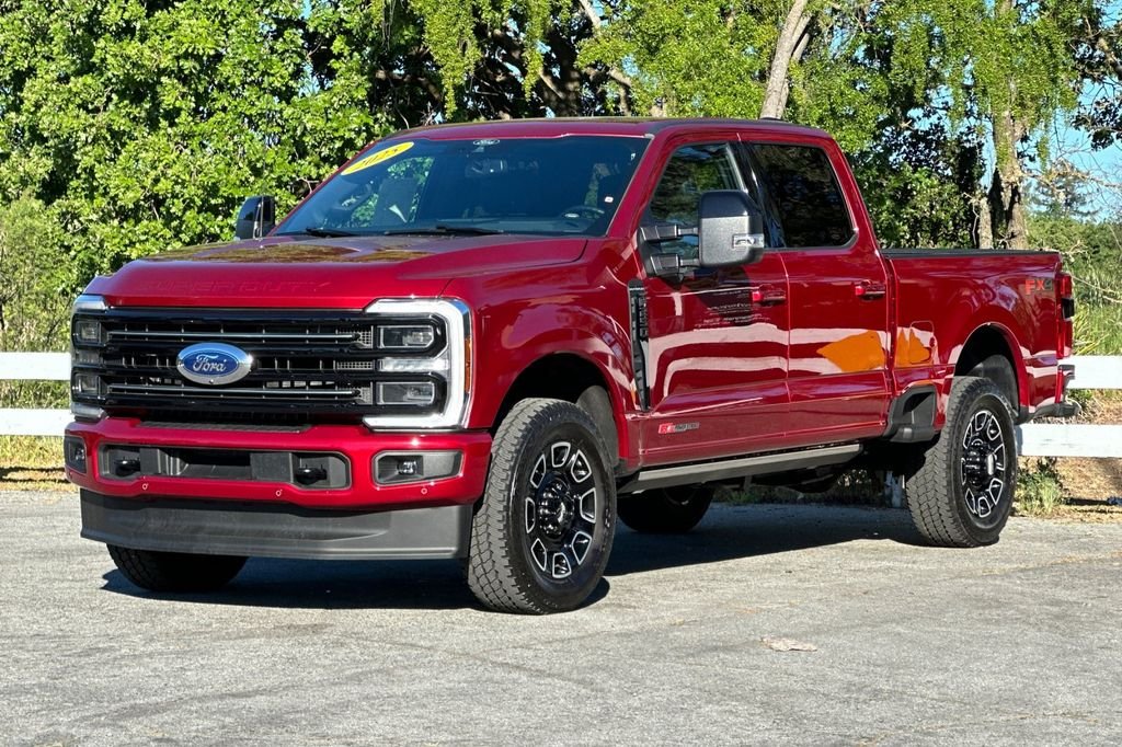 Used 2025 Red Ford Platinum image 9