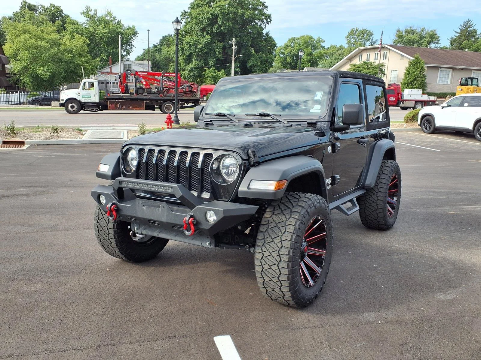 Used 2021 Black Clearcoat Jeep Sport S image 26