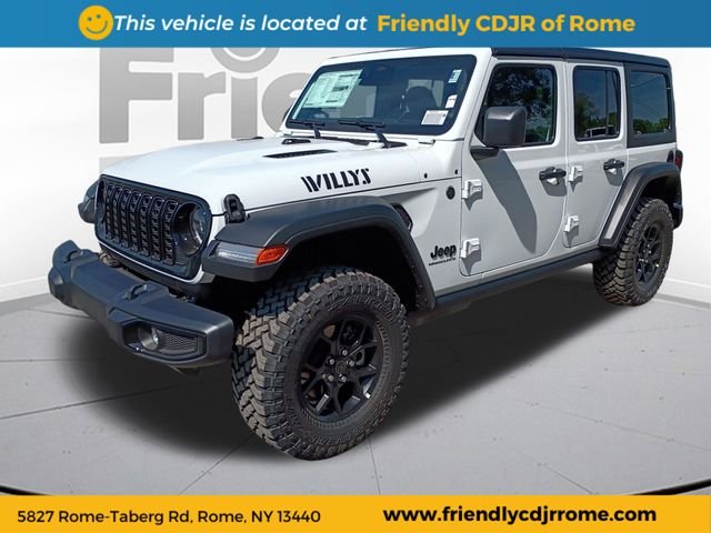 New 2026 Bright White Clearcoat Jeep Willys image 1