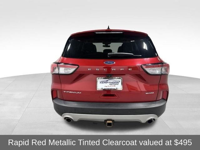 Used 2022 Red Ford Titanium image 8
