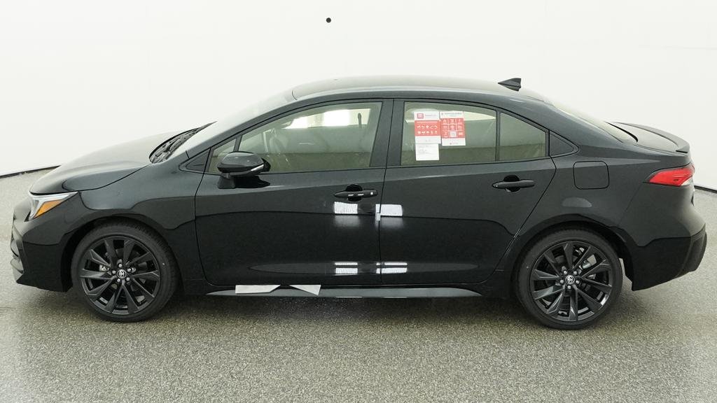 New 2026 Midnight Black Metallic Toyota Hybrid SE image 3
