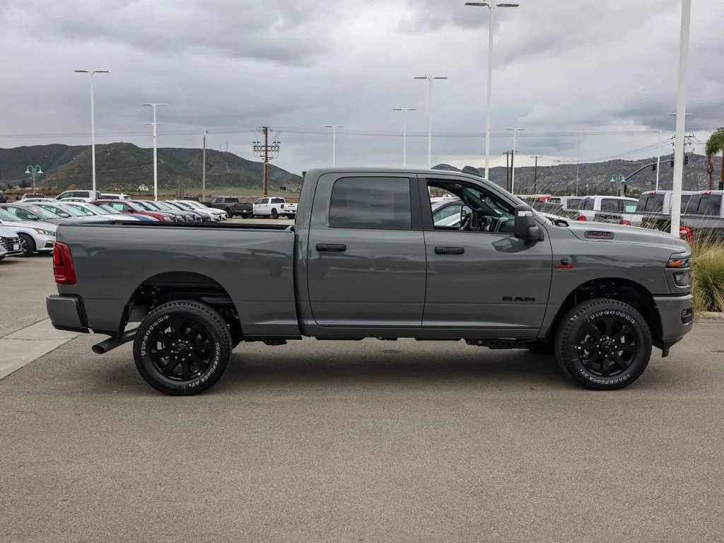 New 2026 Ceramic Gray Clear-Coat Exterior Paint RAM Big Horn Night Edition image 2
