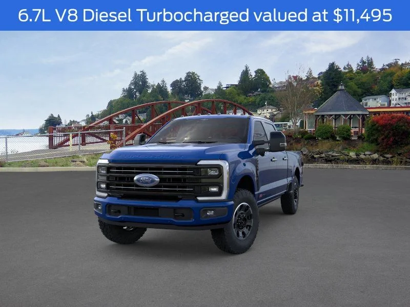 New 2026 Blue Ford Platinum image 3