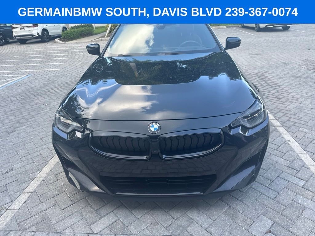 Certified Used 2024 Black Sapphire Metallic BMW 230i image 3