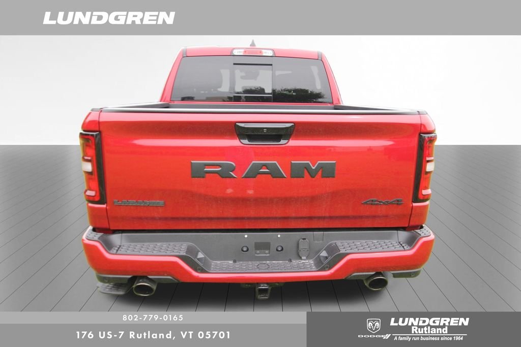 New 2026 Molten Red Pearl-Coat Exterior Paint RAM Laramie image 4