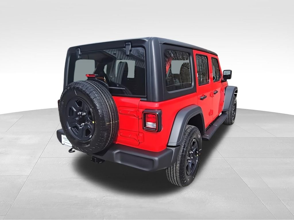 New 2026 Firecracker Red Clear-Coat Exterior Paint Jeep Sport image 9
