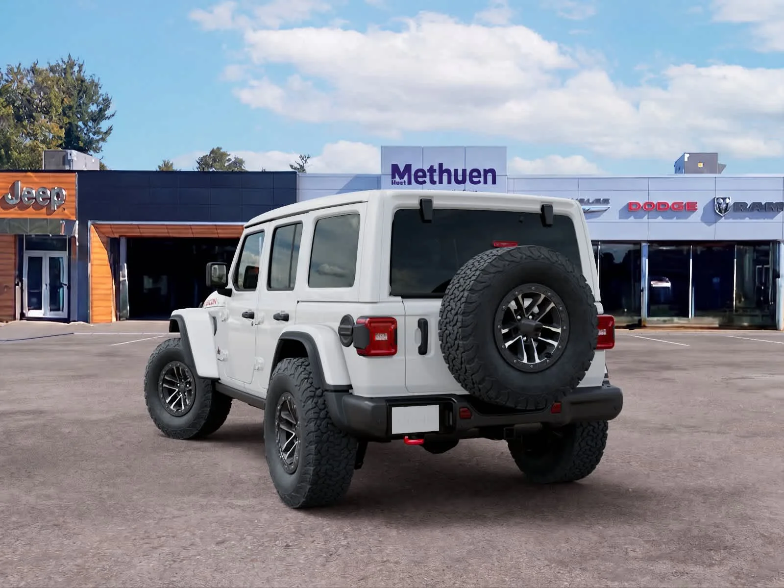 New 2027 Bright White Clearcoat Jeep Rubicon X image 3