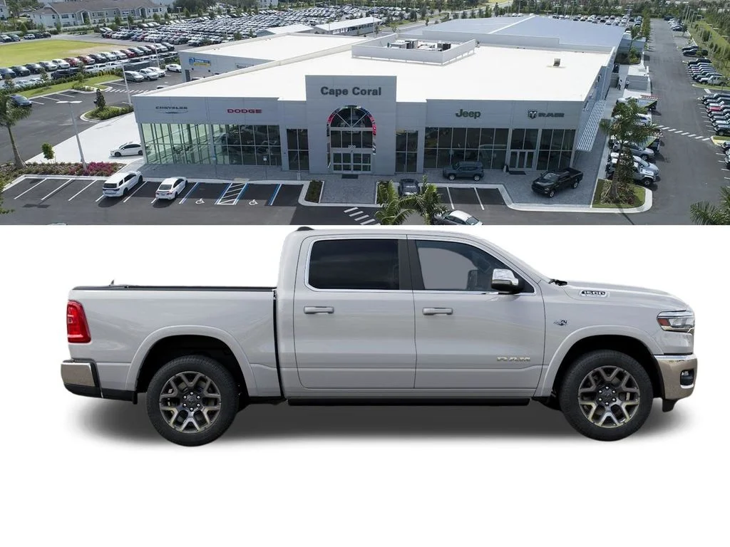 New 2026 Ivory White Tri-Coat Pearl-Coat Exterior Paint RAM Laramie image 23