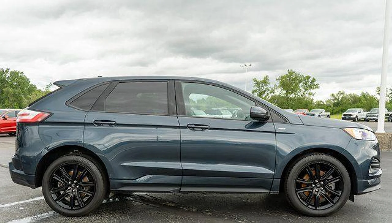 Used 2022 Stone Blue Metallic Ford ST-Line image 5