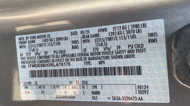 Used 2024 Silver Metallic Ford Outer Banks image 30