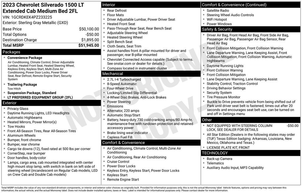 Used 2023 Gray Chevrolet LT image 7