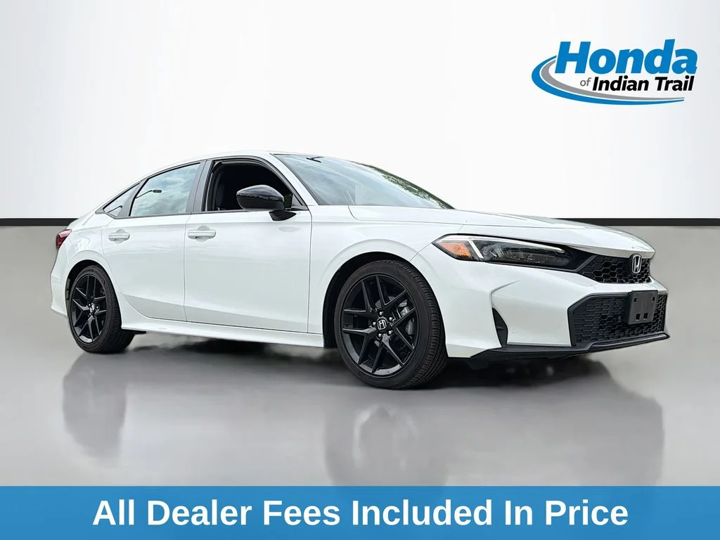 Used 2025 Platinum White Honda Sport image 1