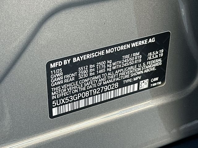 New 2026 Gray BMW 30 xDrive image 27