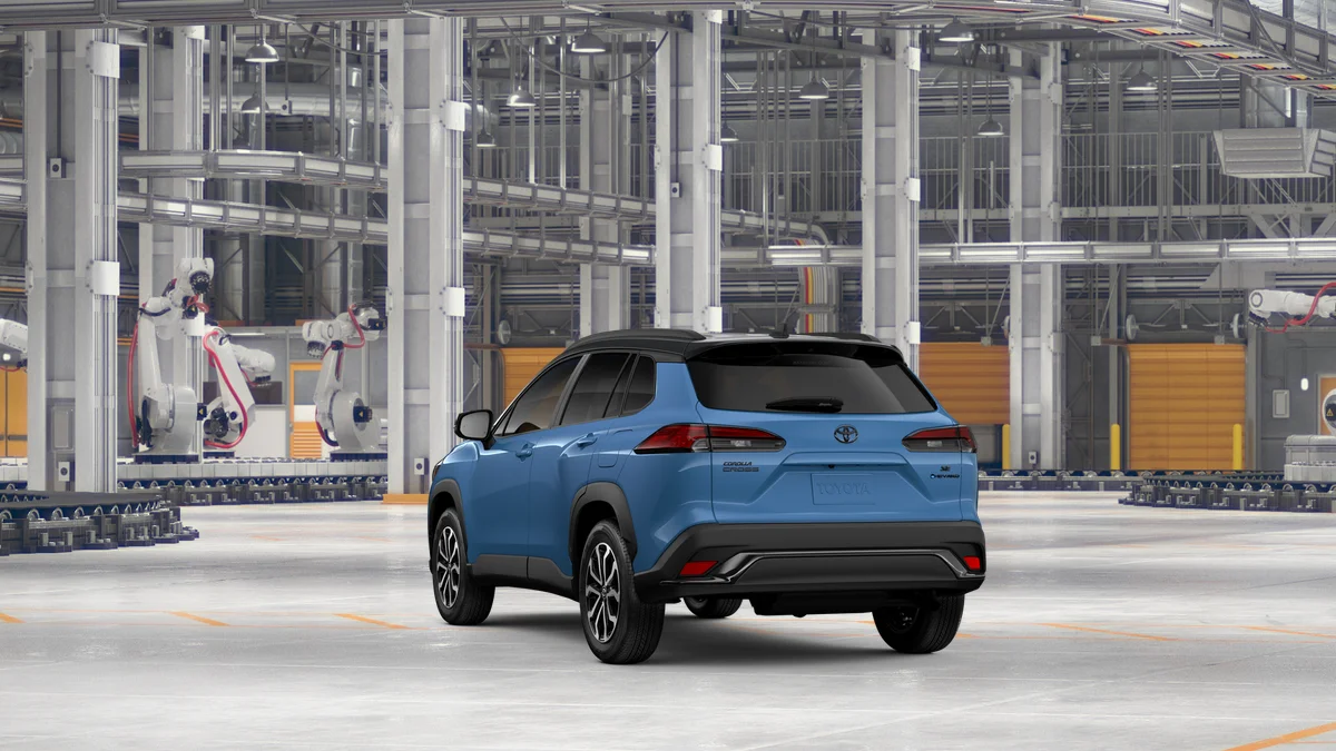 New 2026 Cavalry Blue Toyota Hybrid SE image 7