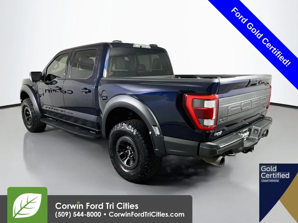 Used 2022 Blue Metallic Ford Raptor image 11