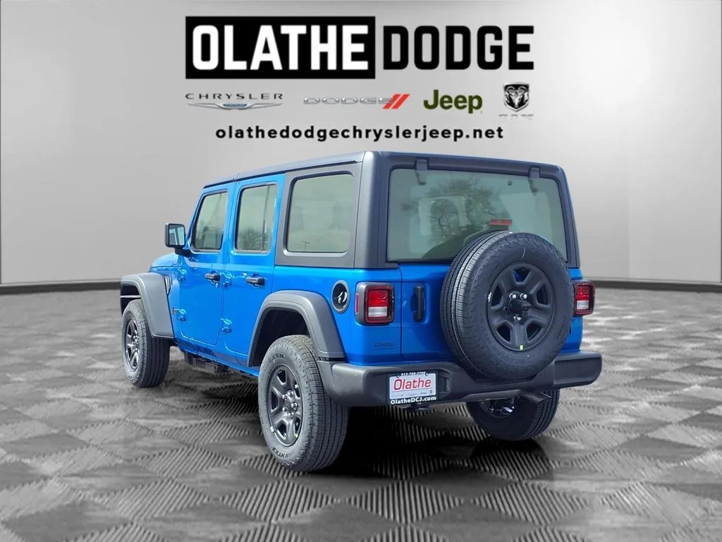 New 2026 Hydro Blue Pearl-Coat Exterior Paint Jeep Sport image 3