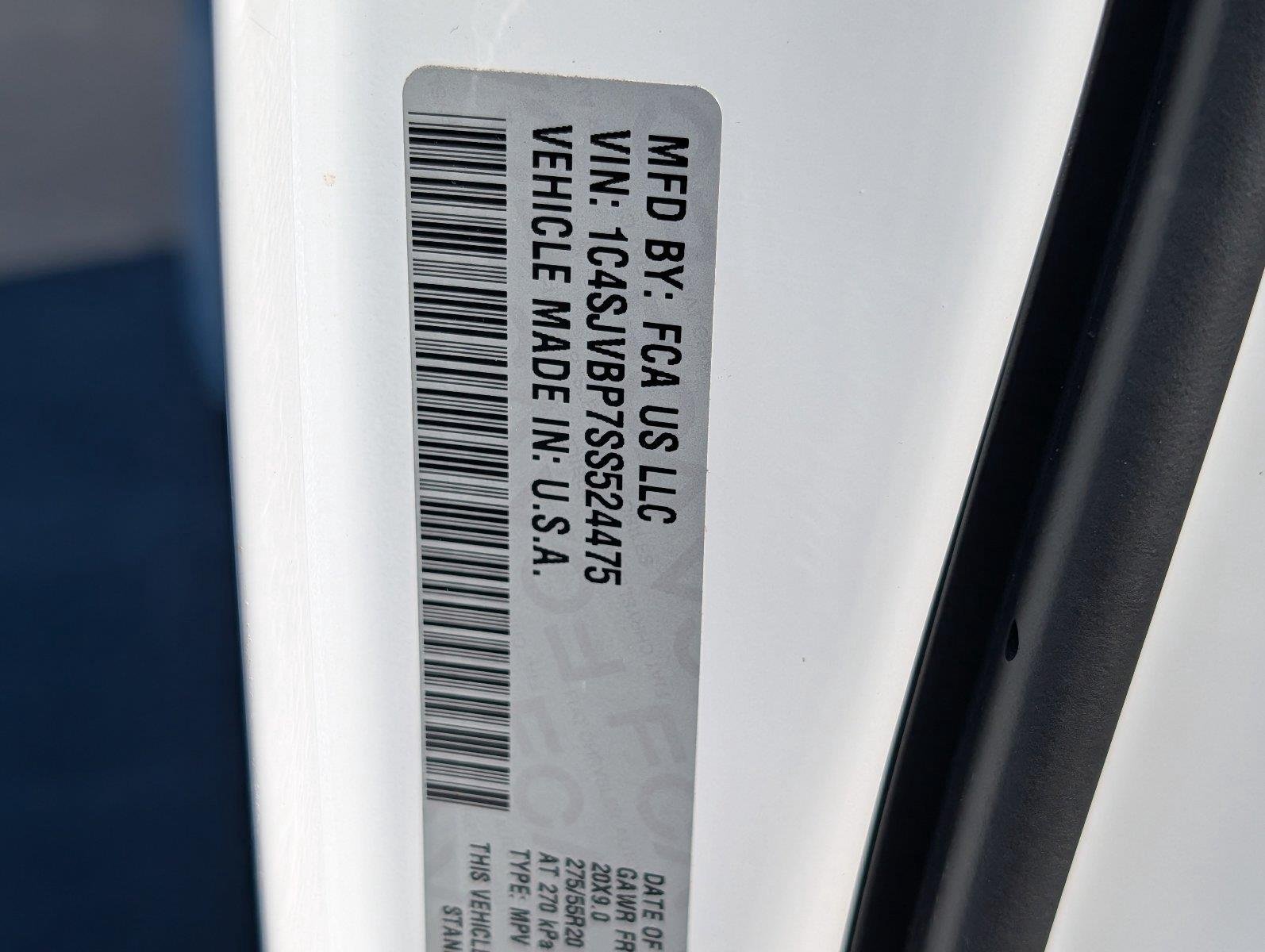 Used 2025 Bright White Clearcoat Jeep Series II image 40