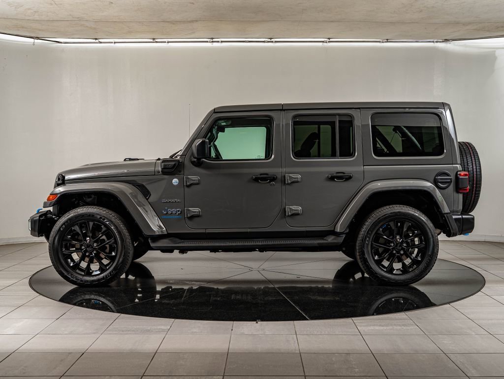 Used 2023 Sting-Gray Clearcoat Jeep Sahara 4xe image 8